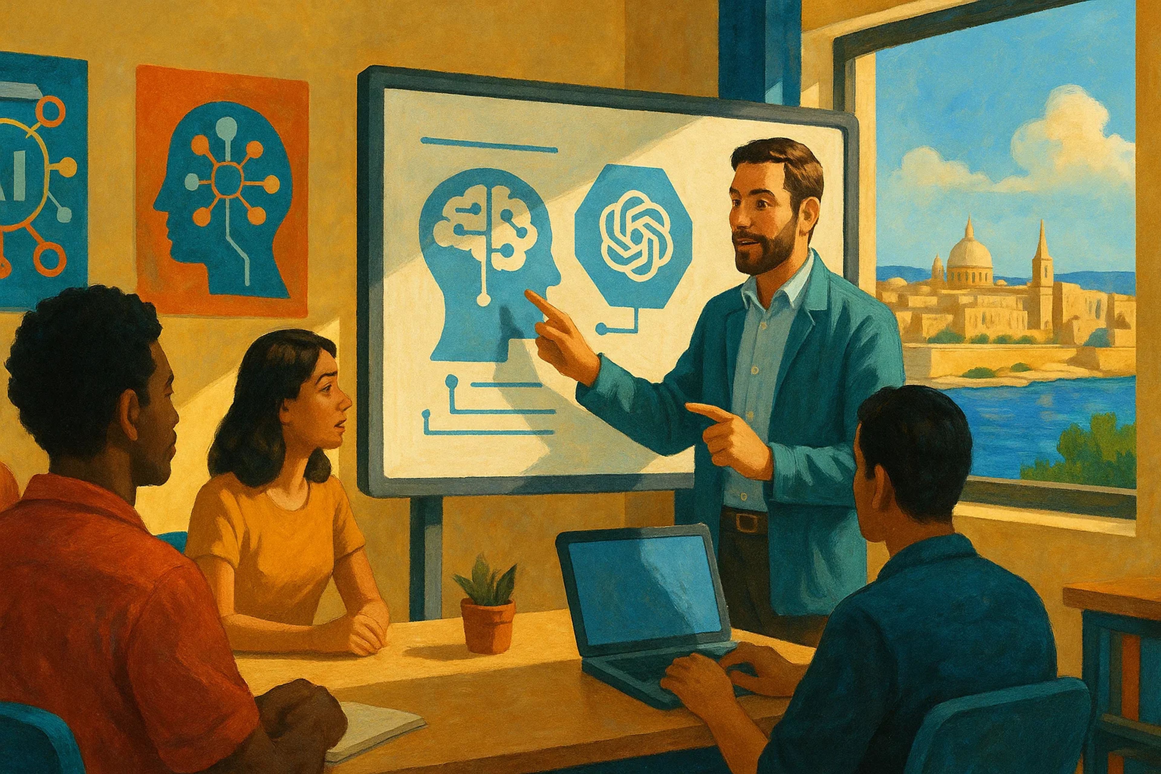 OpenAI and Malta tie a year of free ChatGPT Plus to completion of an AI course