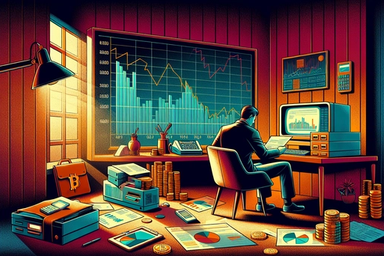 A person sitting at a desk surrounded by