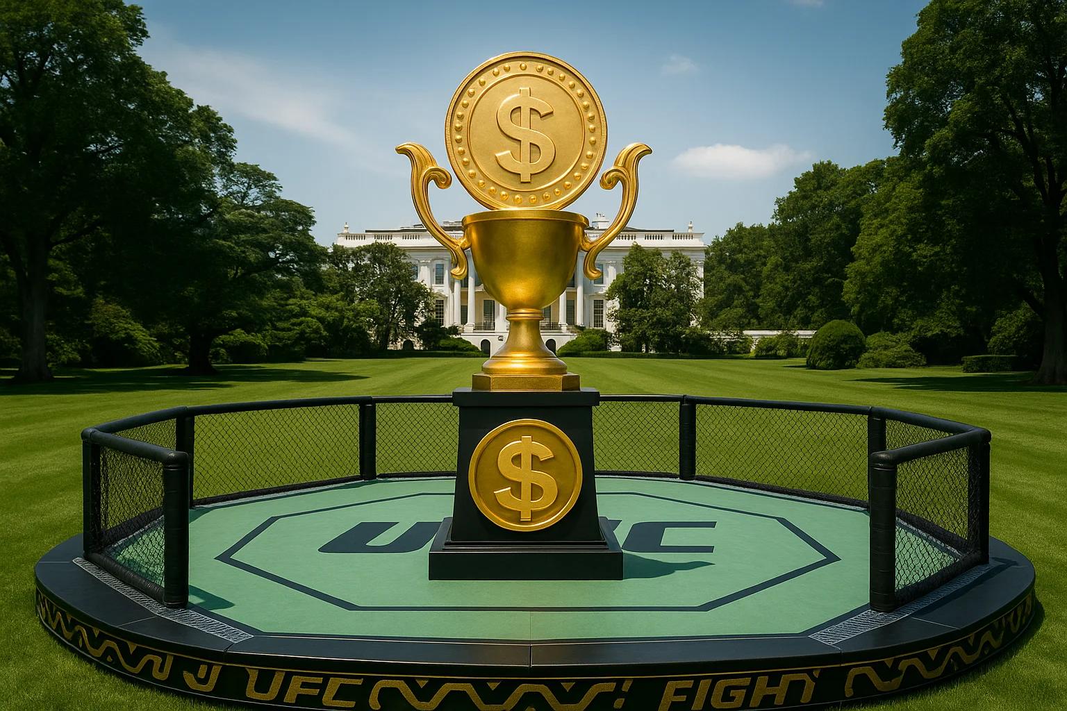 World Liberty Financial’s USD1 pays $250,000 UFC bonuses on White House lawn