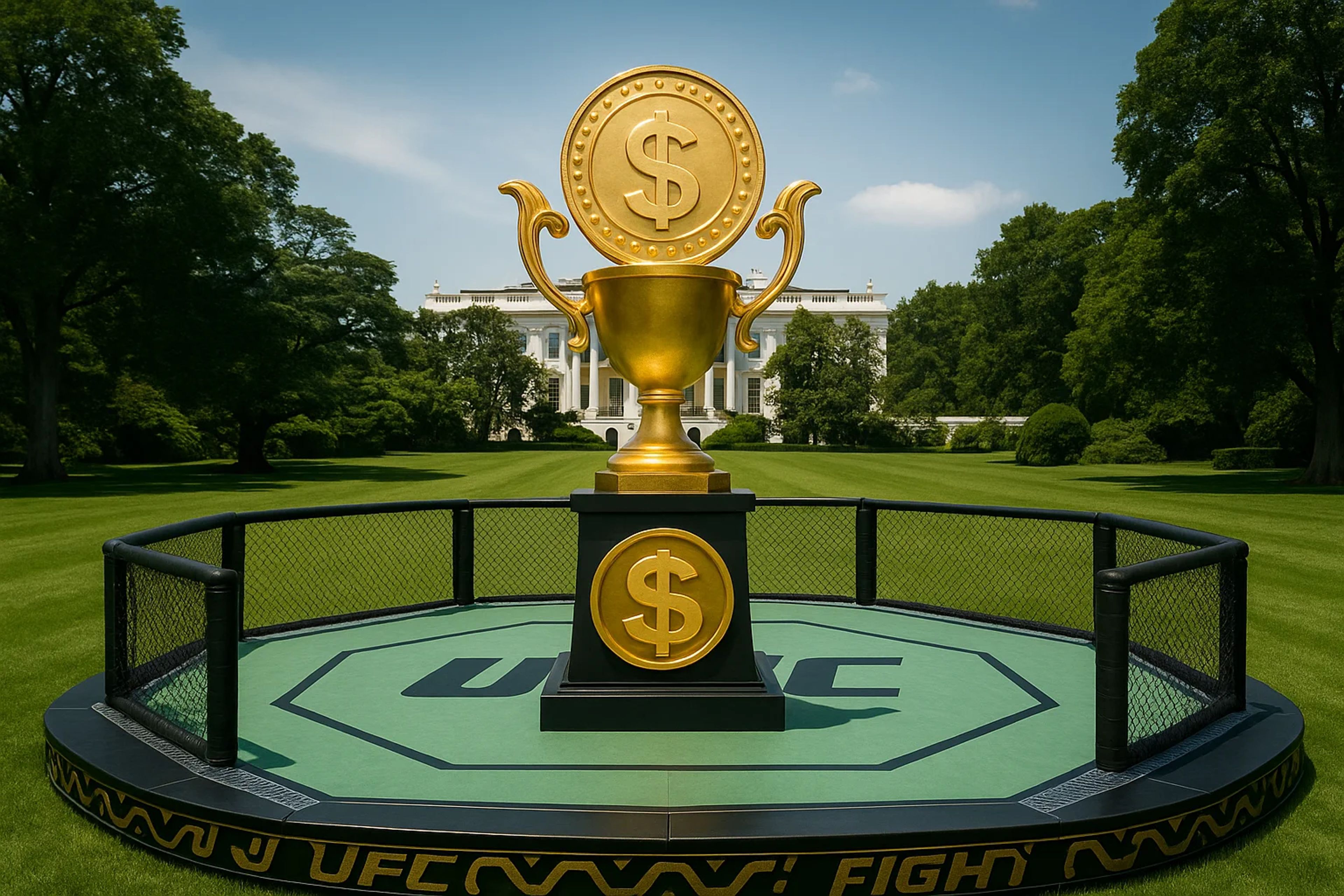 World Liberty Financial’s USD1 pays $250,000 UFC bonuses on White House lawn