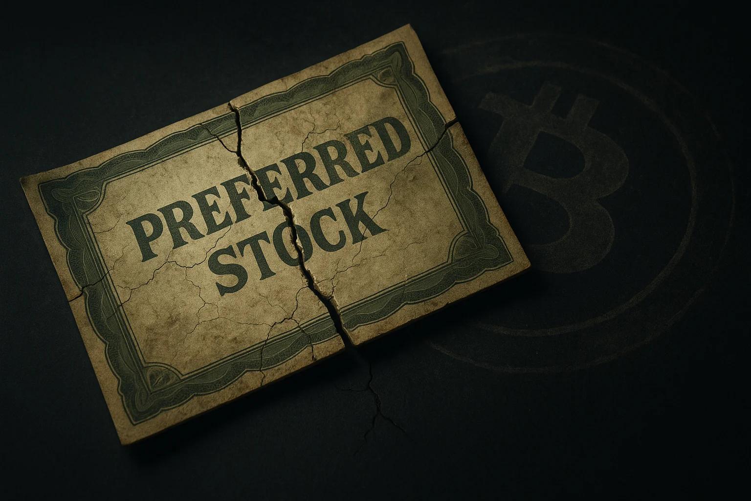 A cracked, vintage stock certificate on a dark