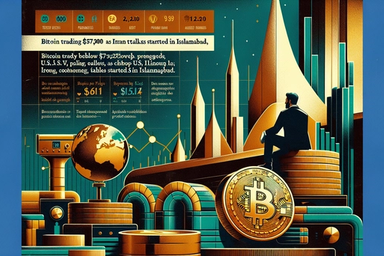 A stylized illustration featuring a man sitting