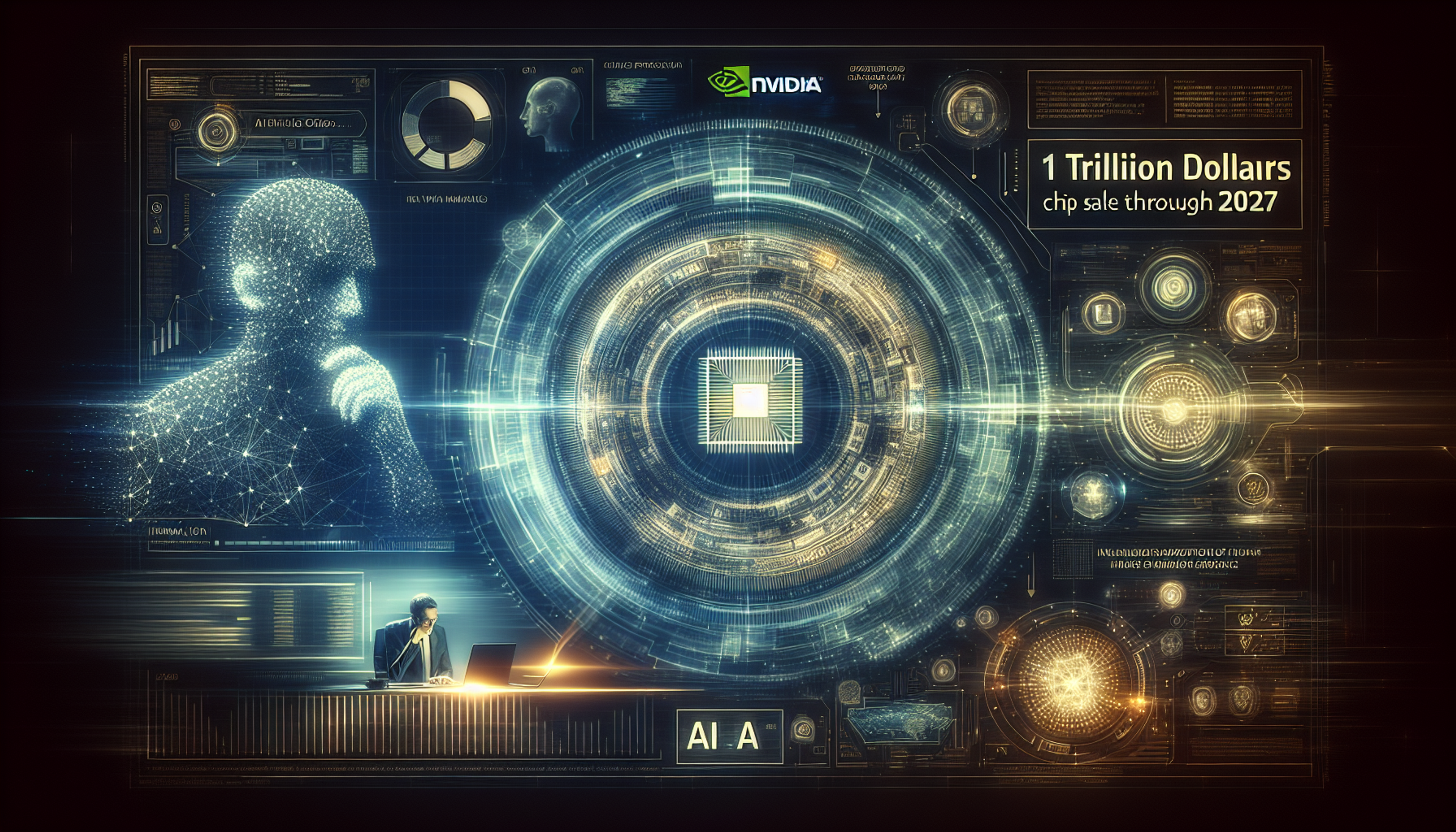 Nvidia CEO projects $1T in AI chip sales through 2027 as GTC keynote lifts AI tokens