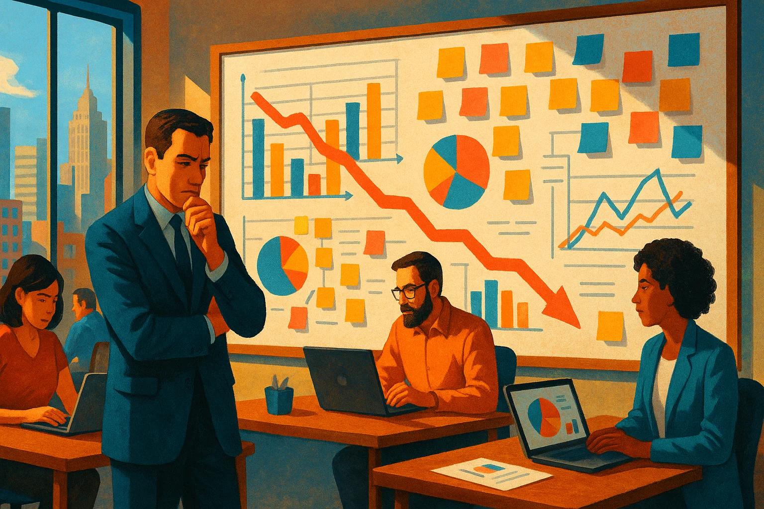 A group of professionals in a meeting room