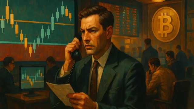 A man in a suit holds a piece of paper while