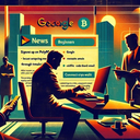 Silhouetted figures in a modern office setting