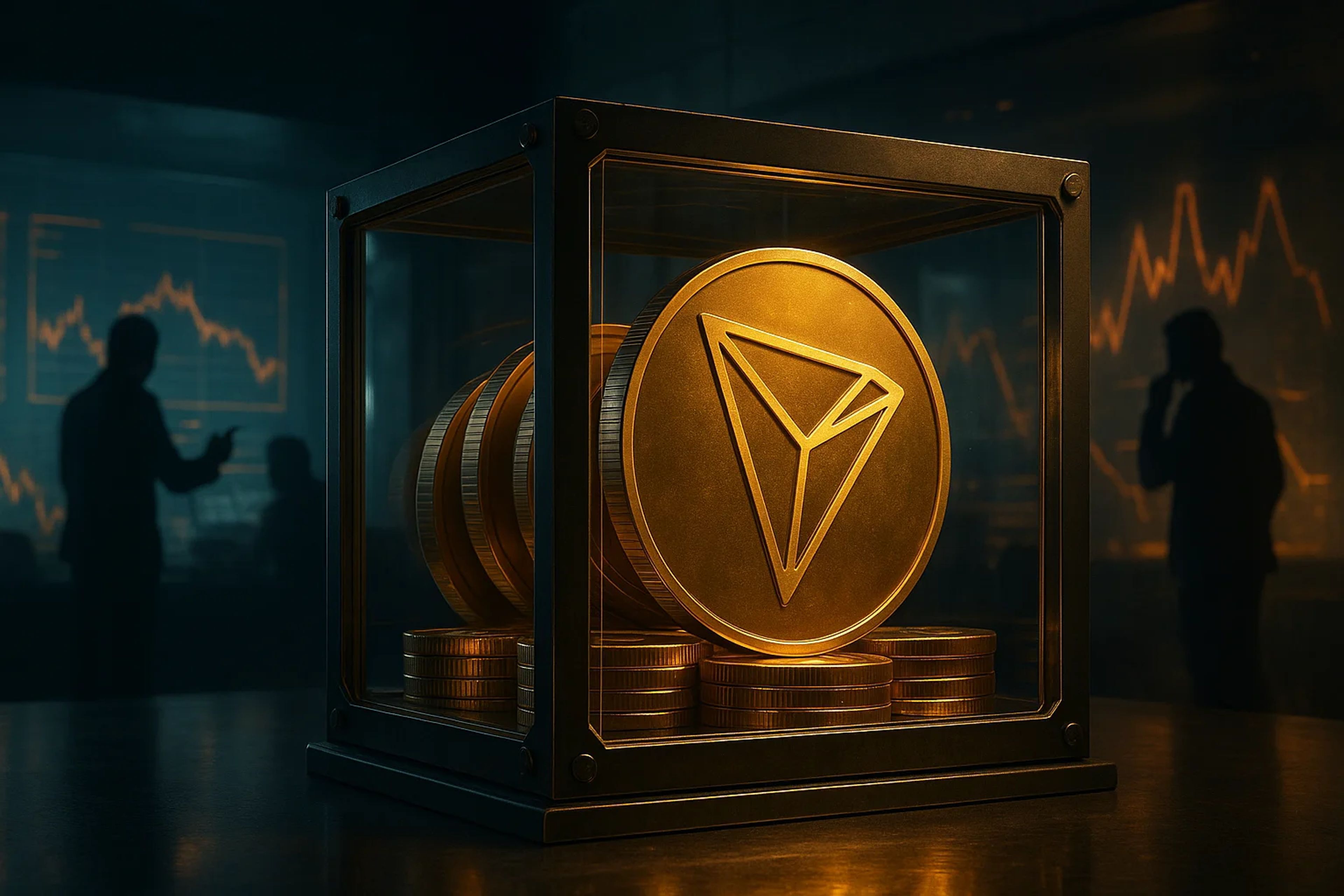 Report claims Tron Inc holds 700M TRX as TRX downside risk flags $0.30