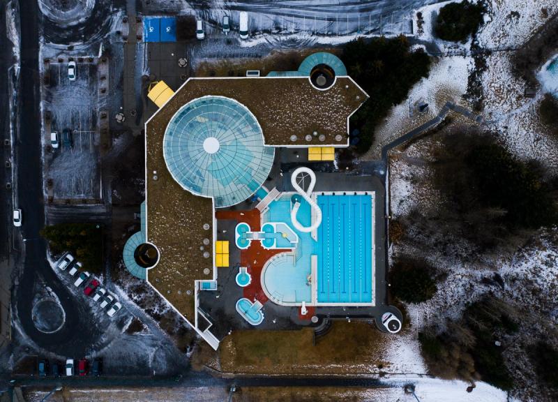 swimming pool in Árbær