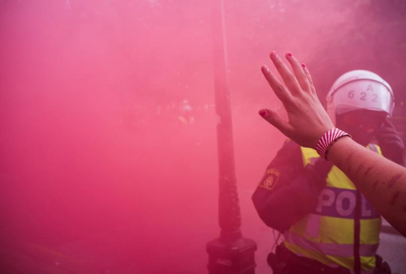 Protest in Sweden
