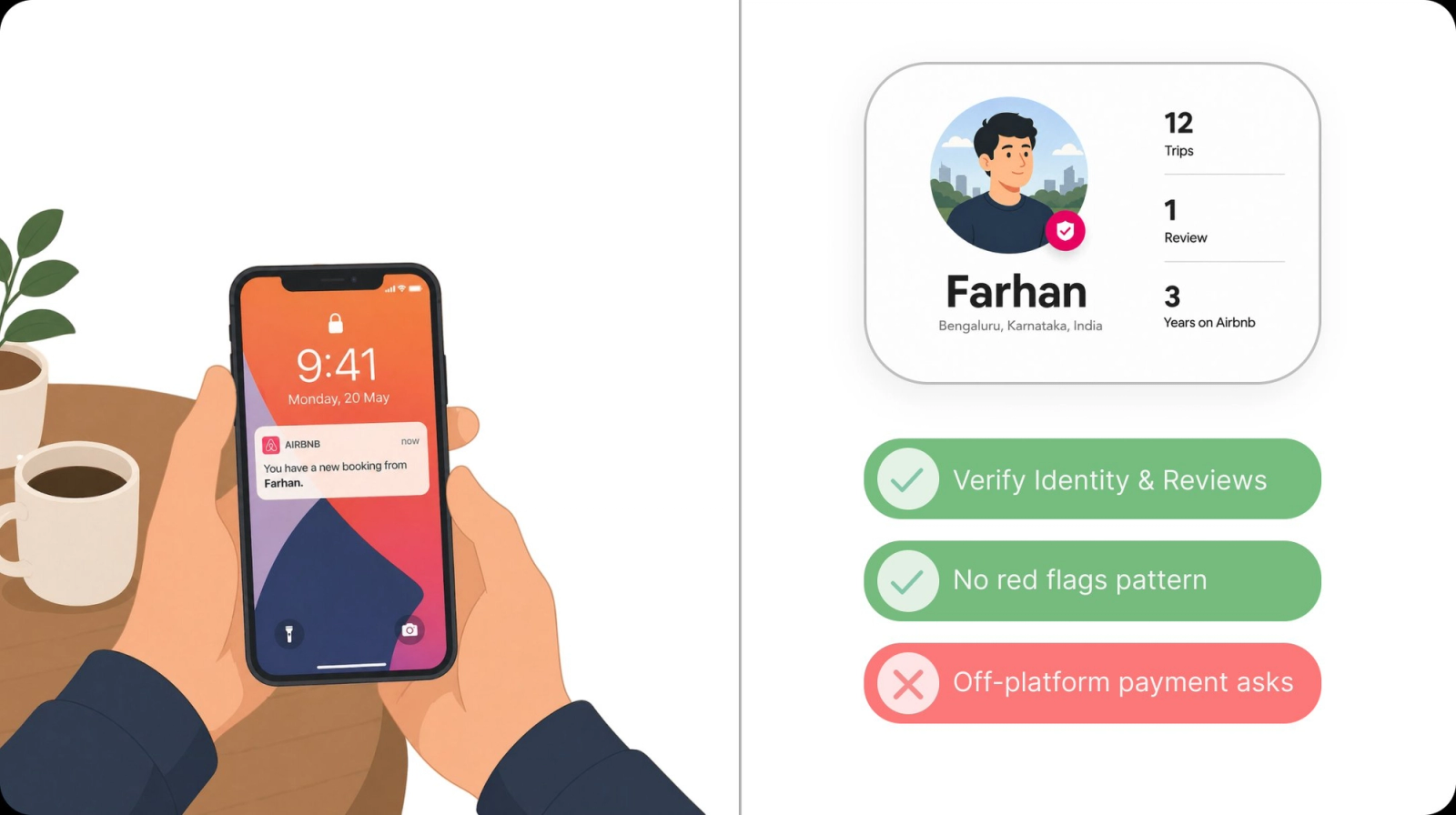 Airbnb Guest Screening in India: Reviews and Profile Checks to Avoid Damage