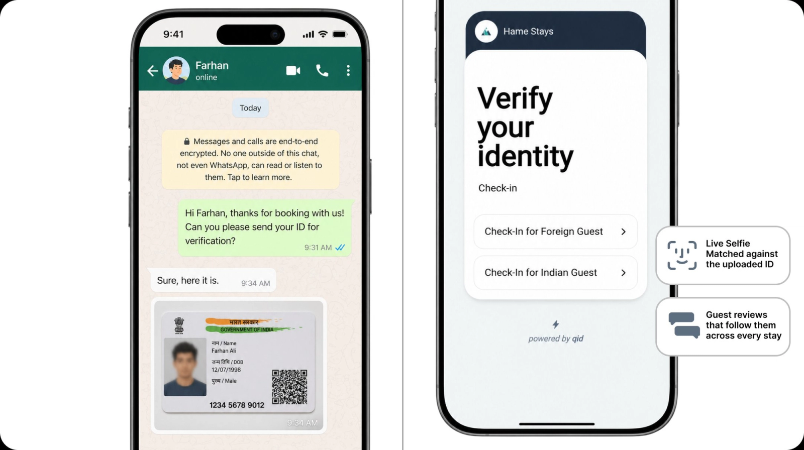 airbnb ID Verification in India: Government ID + Selfie Check-In