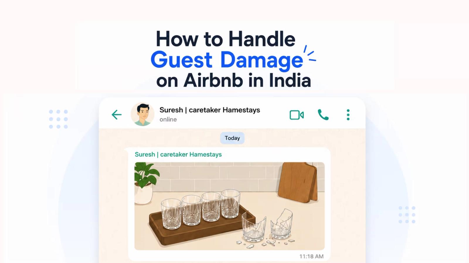 Airbnb Guest Damage in India: Post-Checkout Inspection