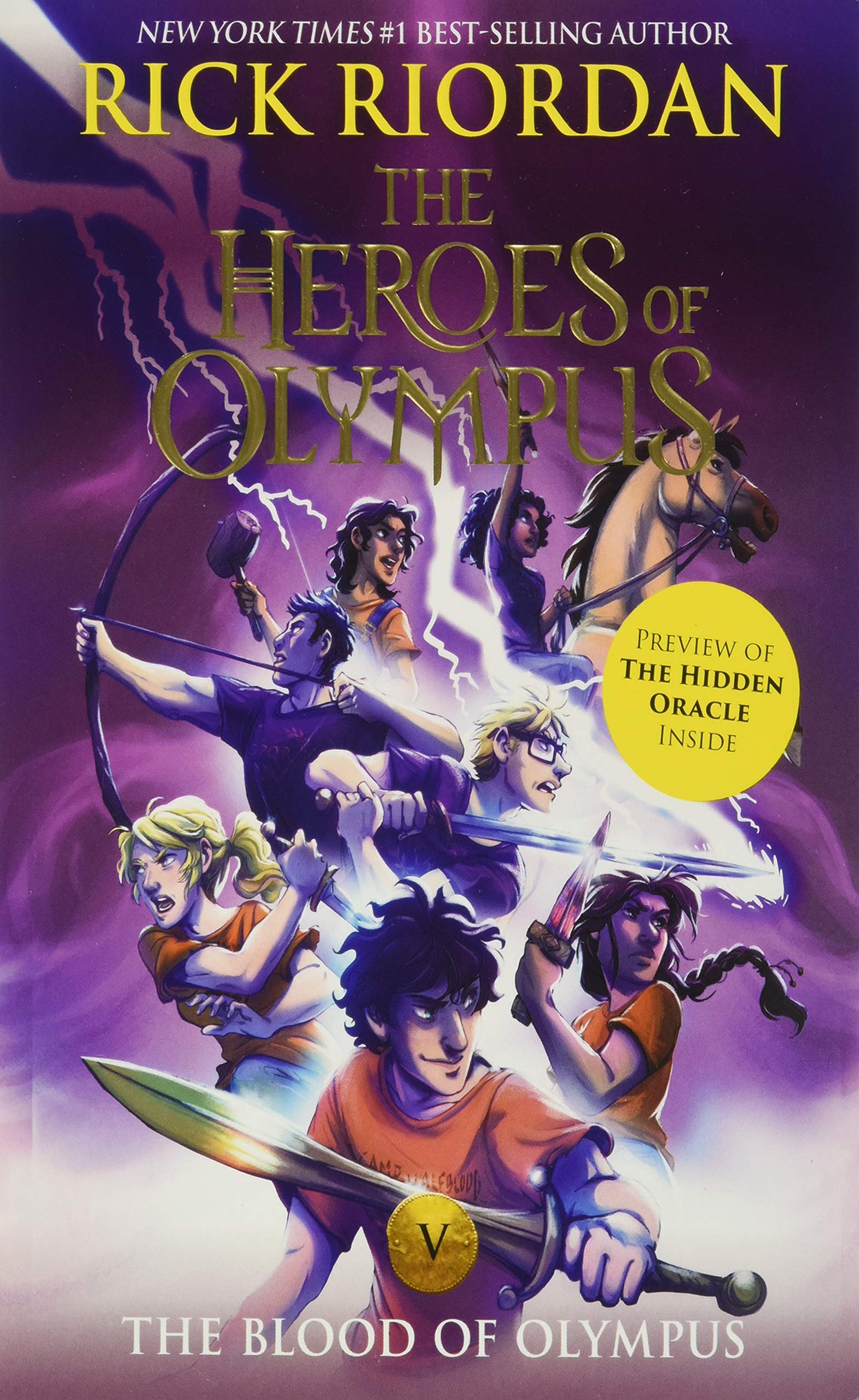 The Blood of Olympus cover