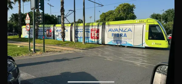 Avanza Fibra, proveedor oficial de Fibra Óptica simétrica 1000Mb del Tranvía de Murcia