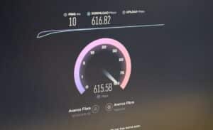 test de velocidad internet Avanza Fibra