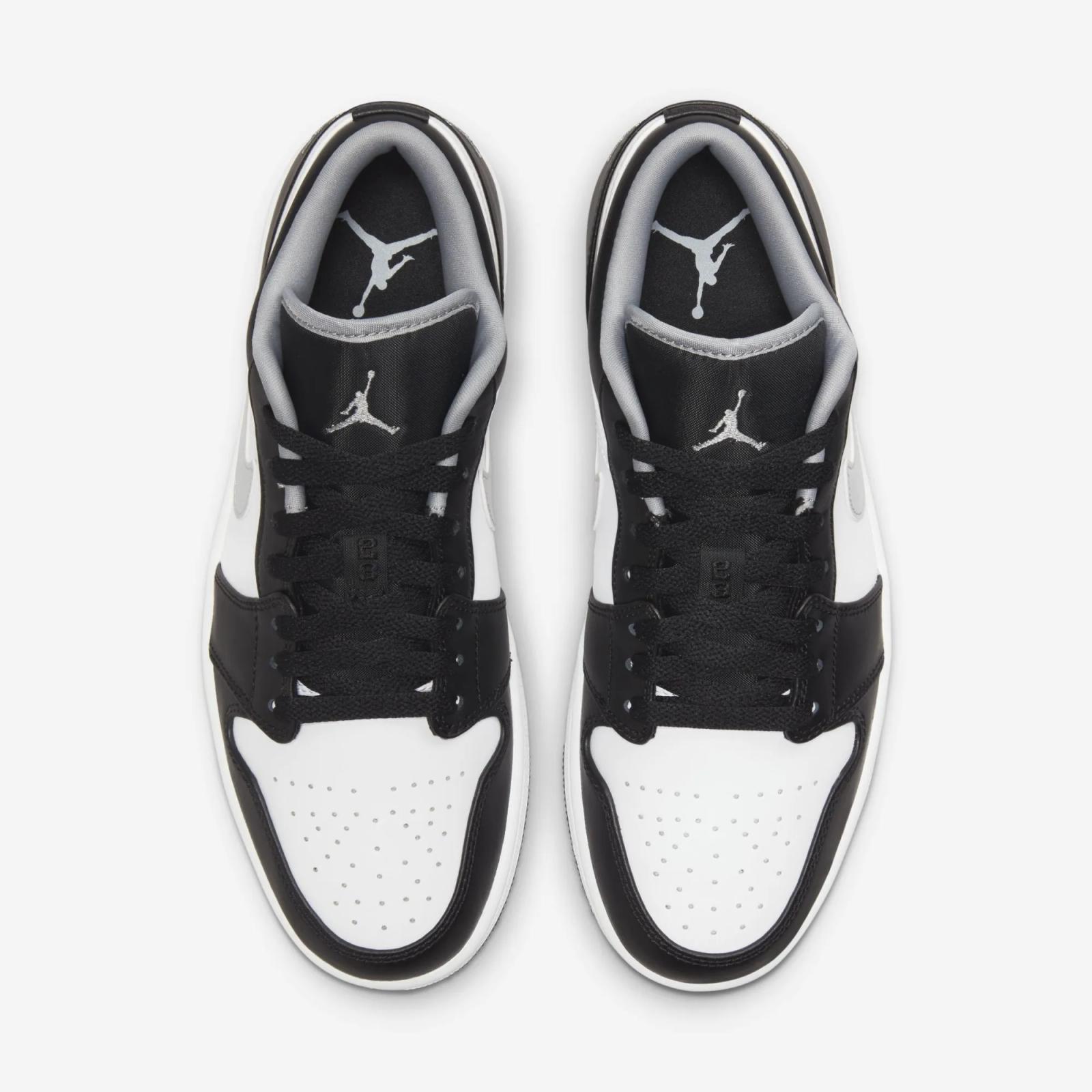 Air Jordan 1 Low Black / White / Grey 553558-040 Restock 2025