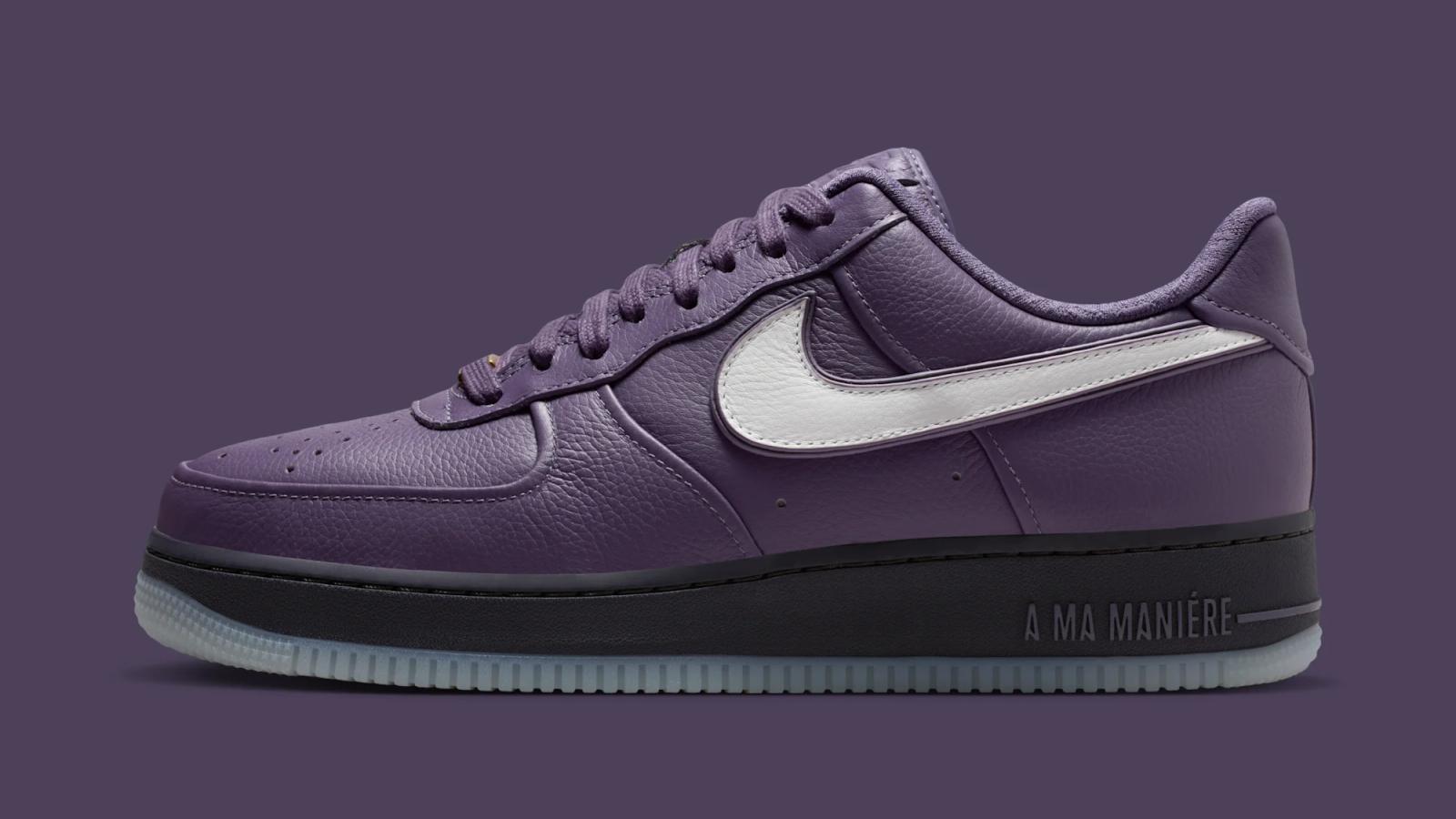 A Ma Maniere x Nike Air Force 1 Low "Canyon Purple" drops in 2026