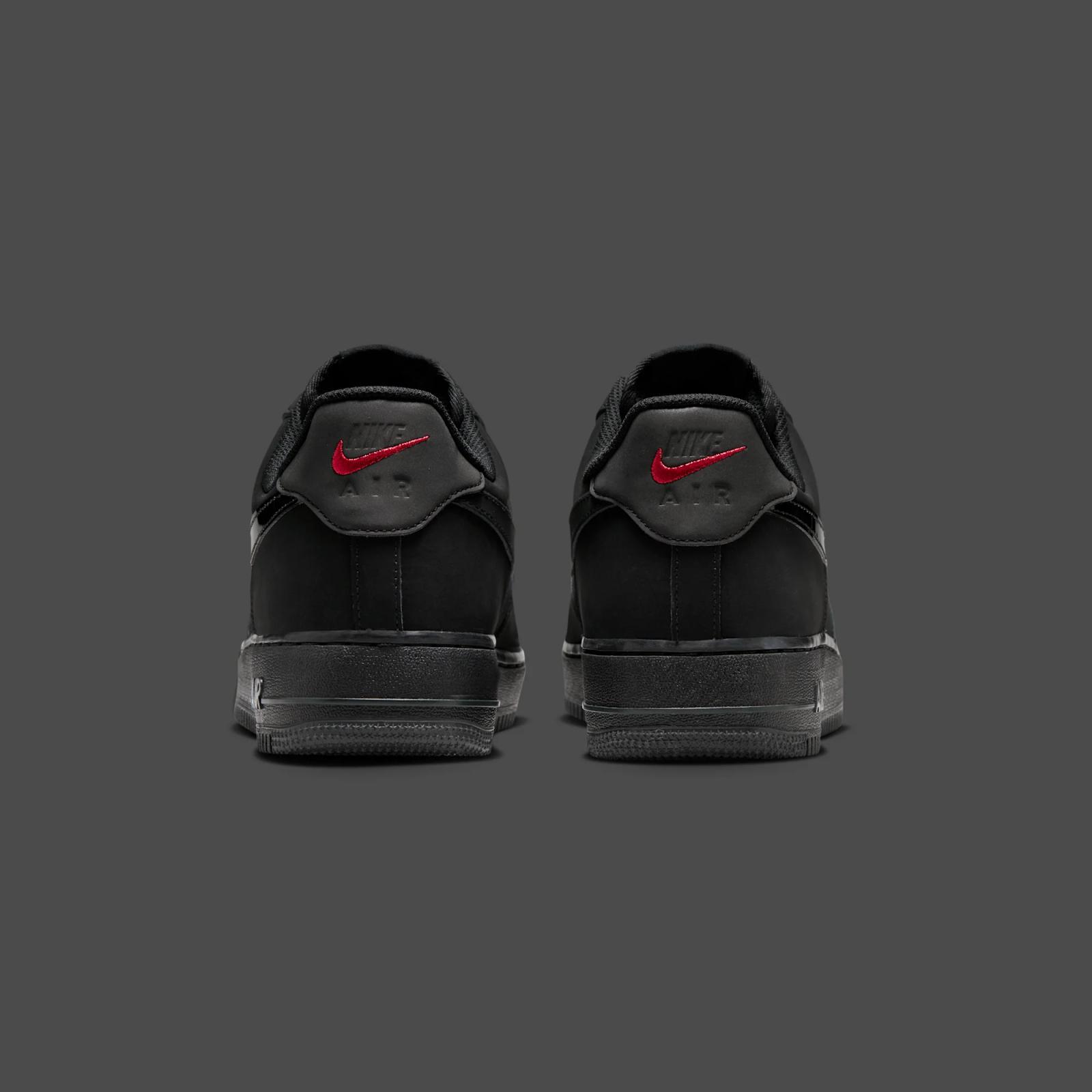Nike Air Force 1 Low "Black & Fire Red" drops in 2026