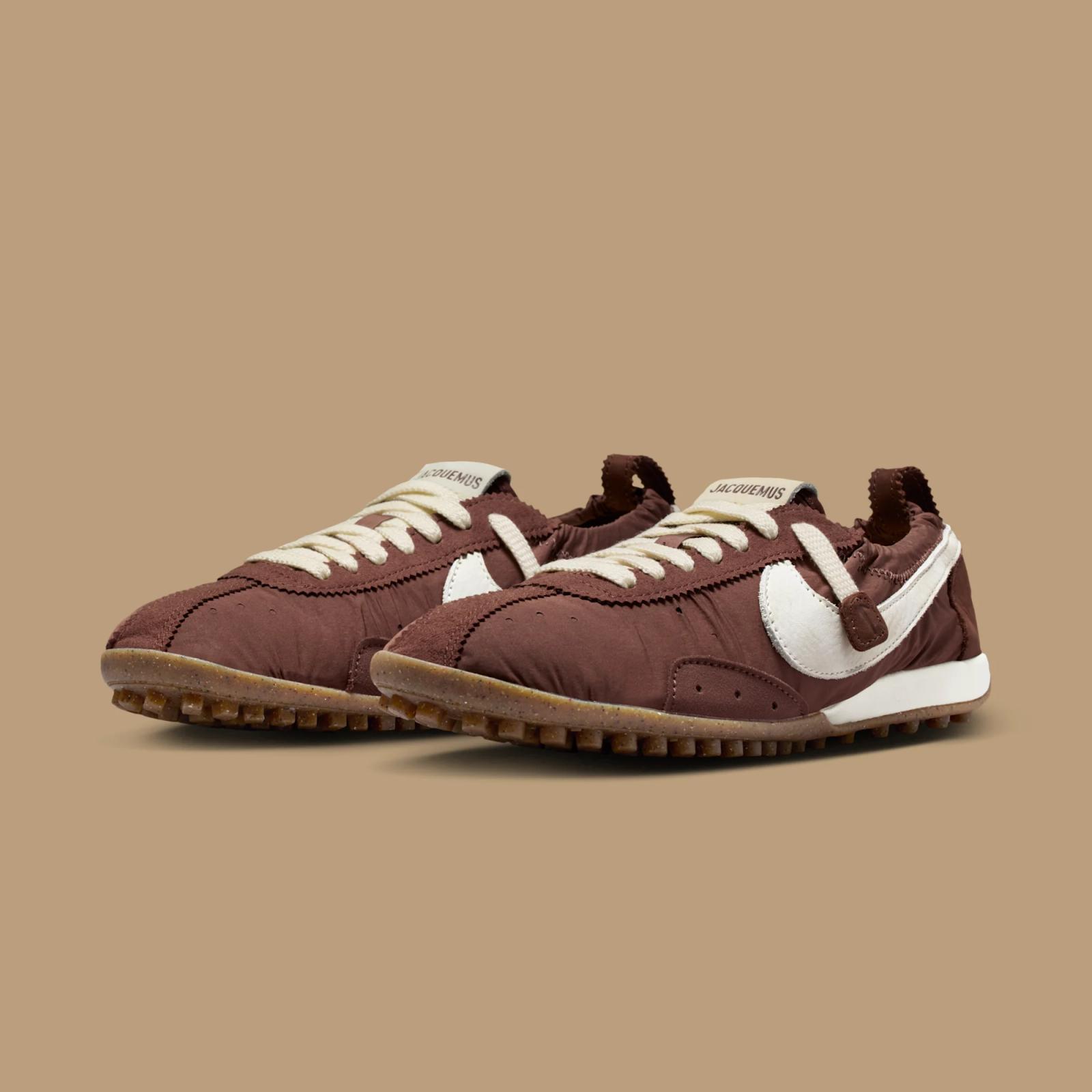 Jacquemus x Nike Jacumoon Shoe SP "Fauna Brown" drops March 9th, 2026
