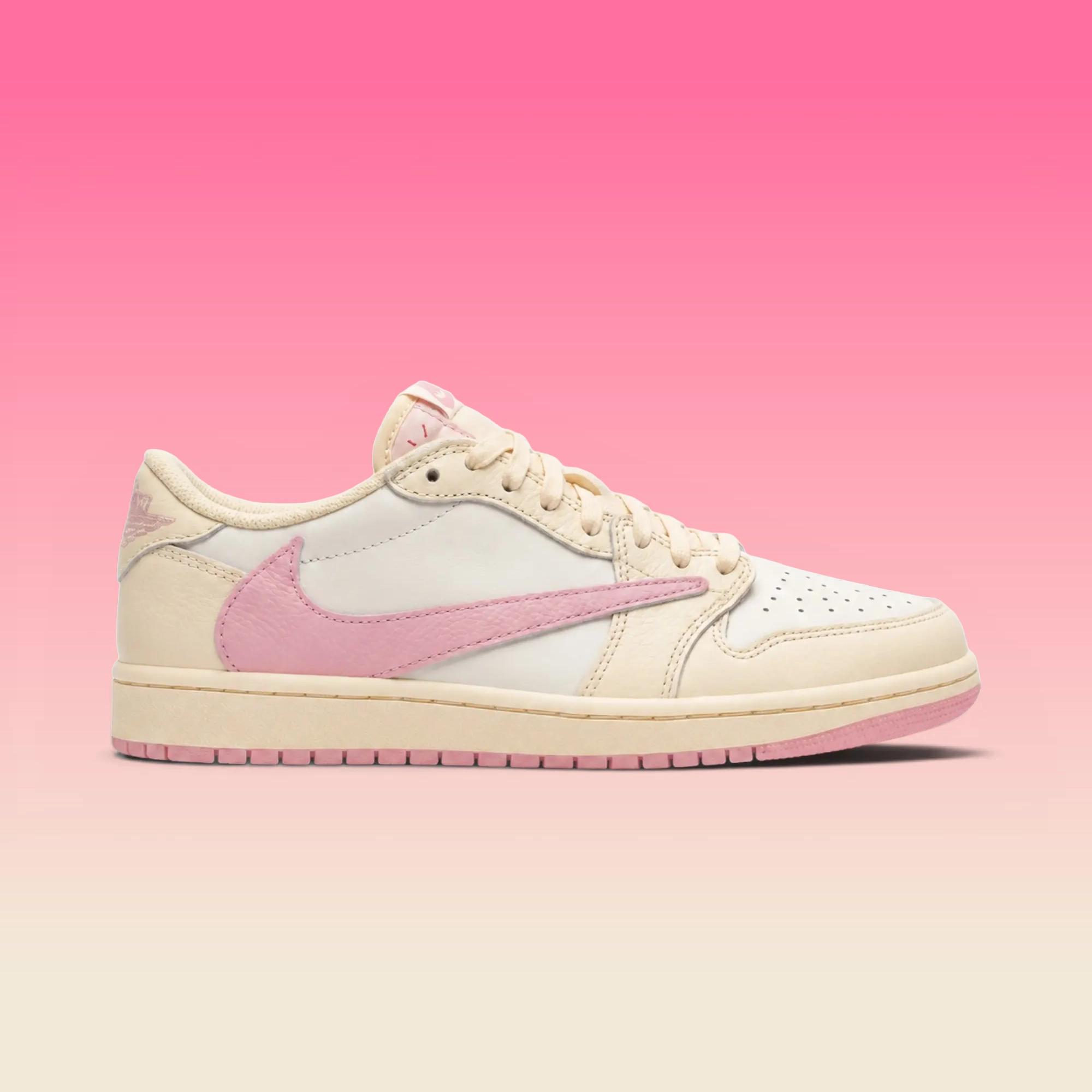 Travis Scott x Air Jordan 1 Retro Low OG “Muslin & Shy Pink” se lansează în 2026