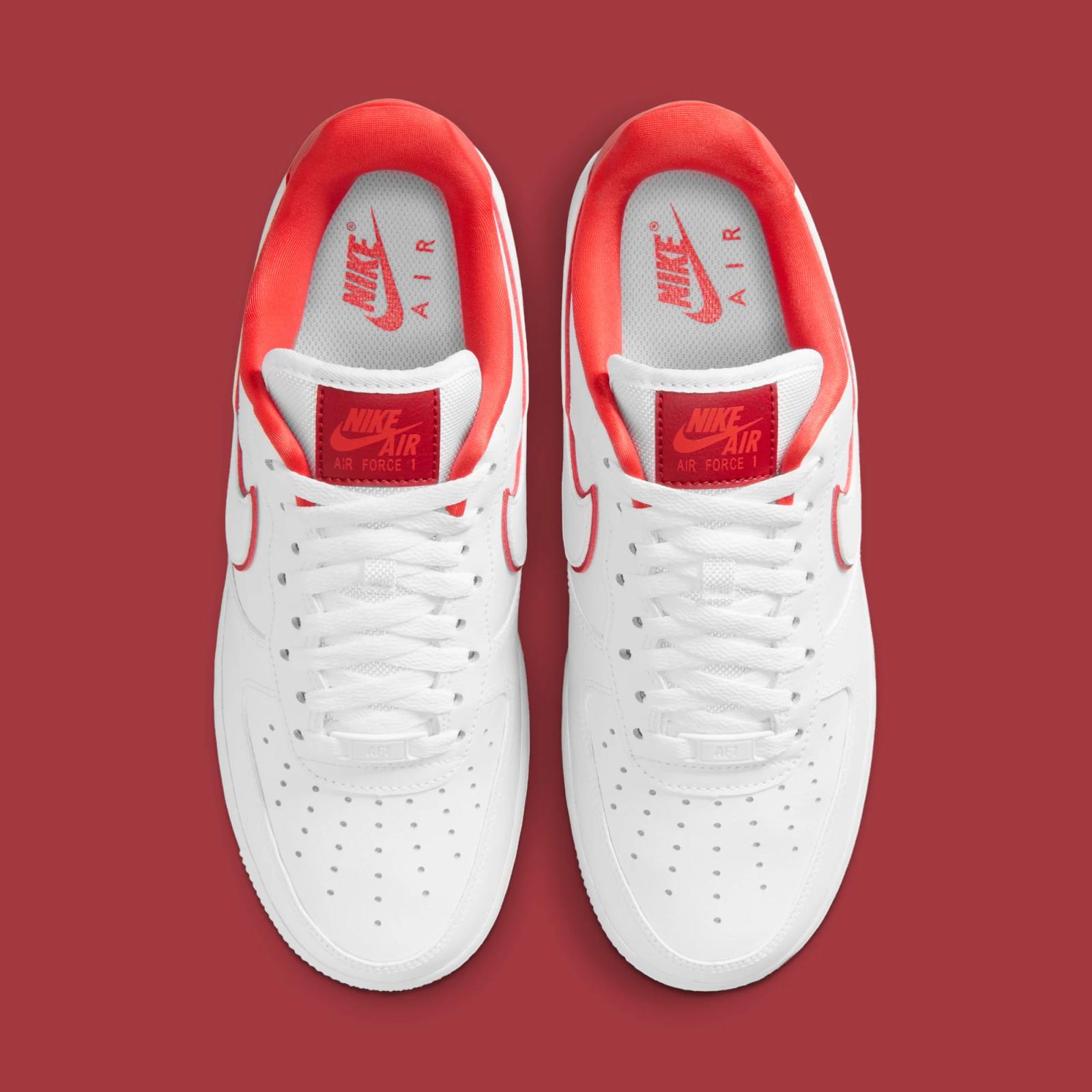 Nike Air Force 1 Low W "White & Tough Red" drops in 2026