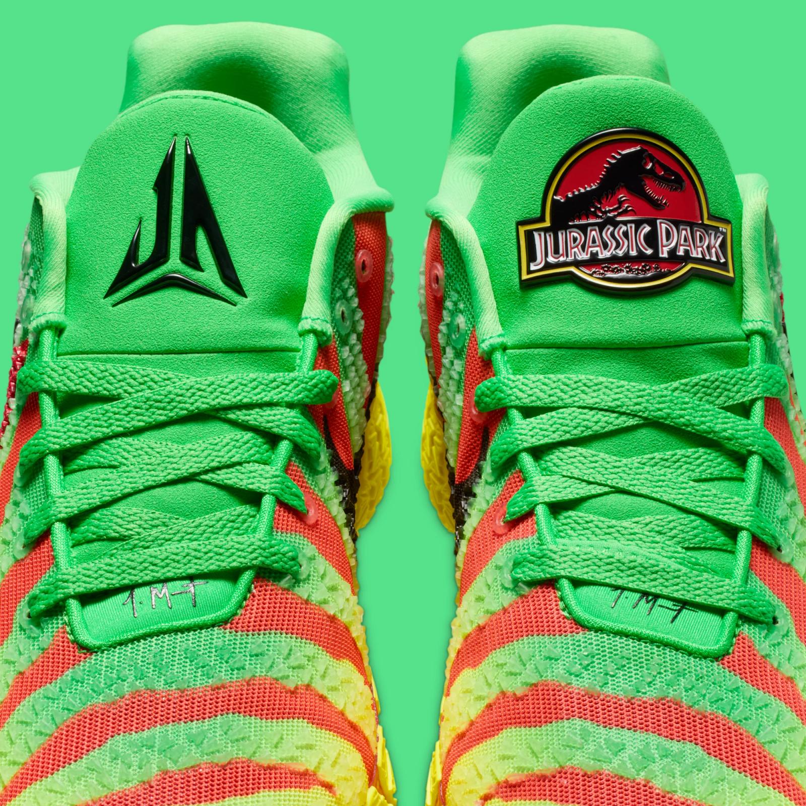 Jurassic Park x Ja 3 "Green Spark" drops April 10th, 2026