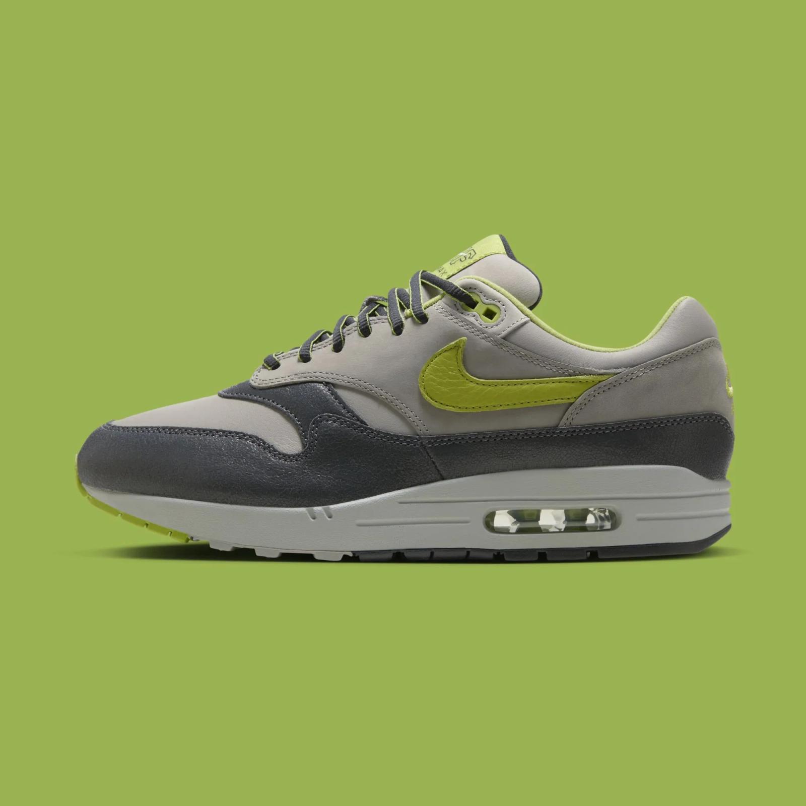 HUF x Nike Air Max 1 “Anthracite / Pear”
