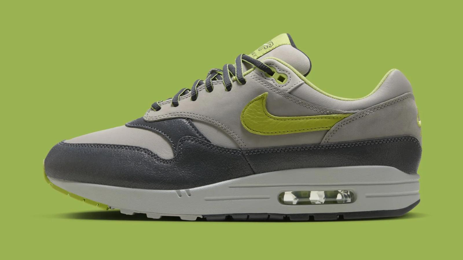 HUF x Nike Air Max 1 “Anthracite / Pear”