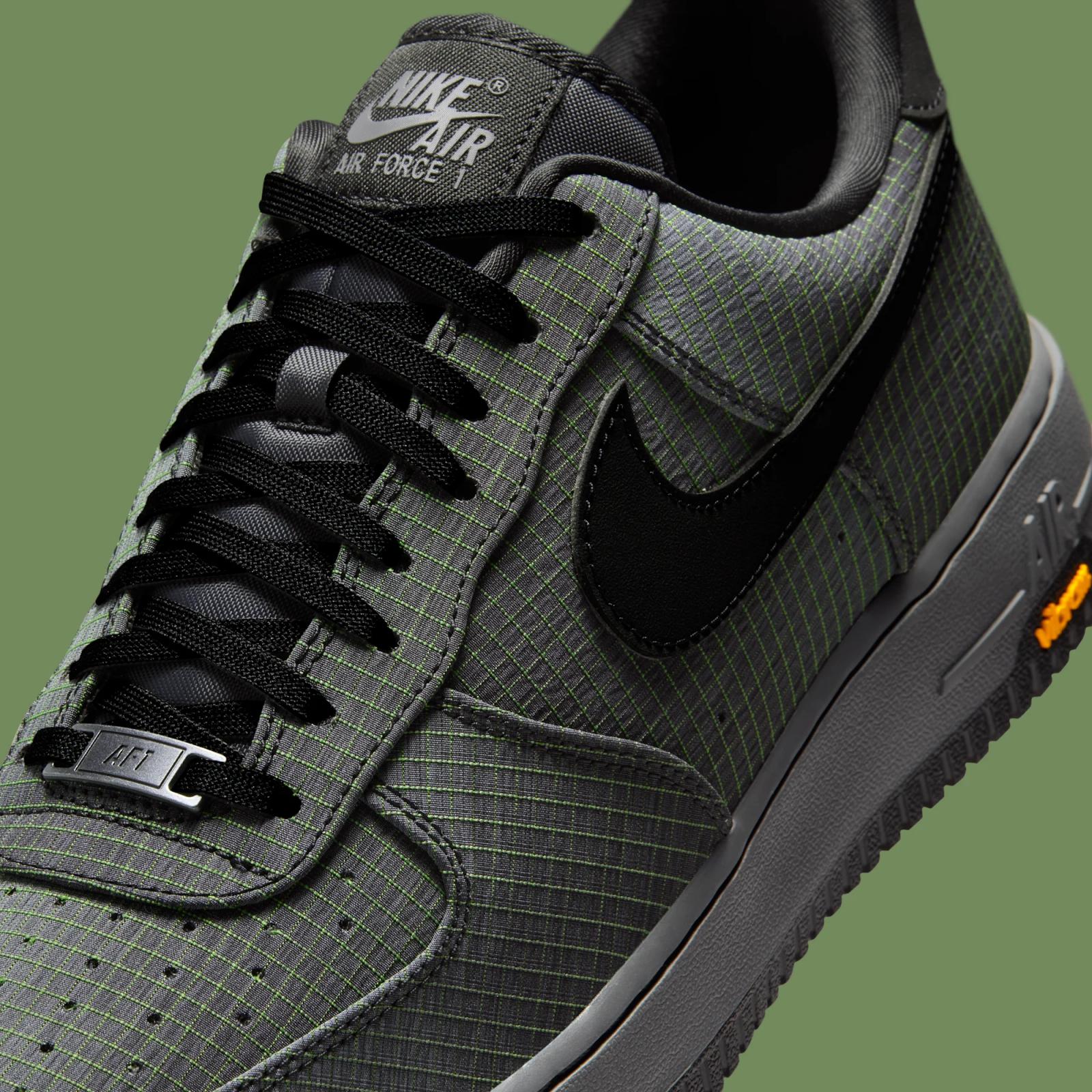 Vibram x Nike Air Force 1 Low LX "Black" drops April 1st, 2026