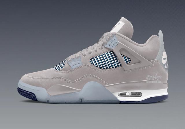 Air Jordan 4 Retro OG "Georgetown" Pewter Grey/Multi-Color/Multi-Color
