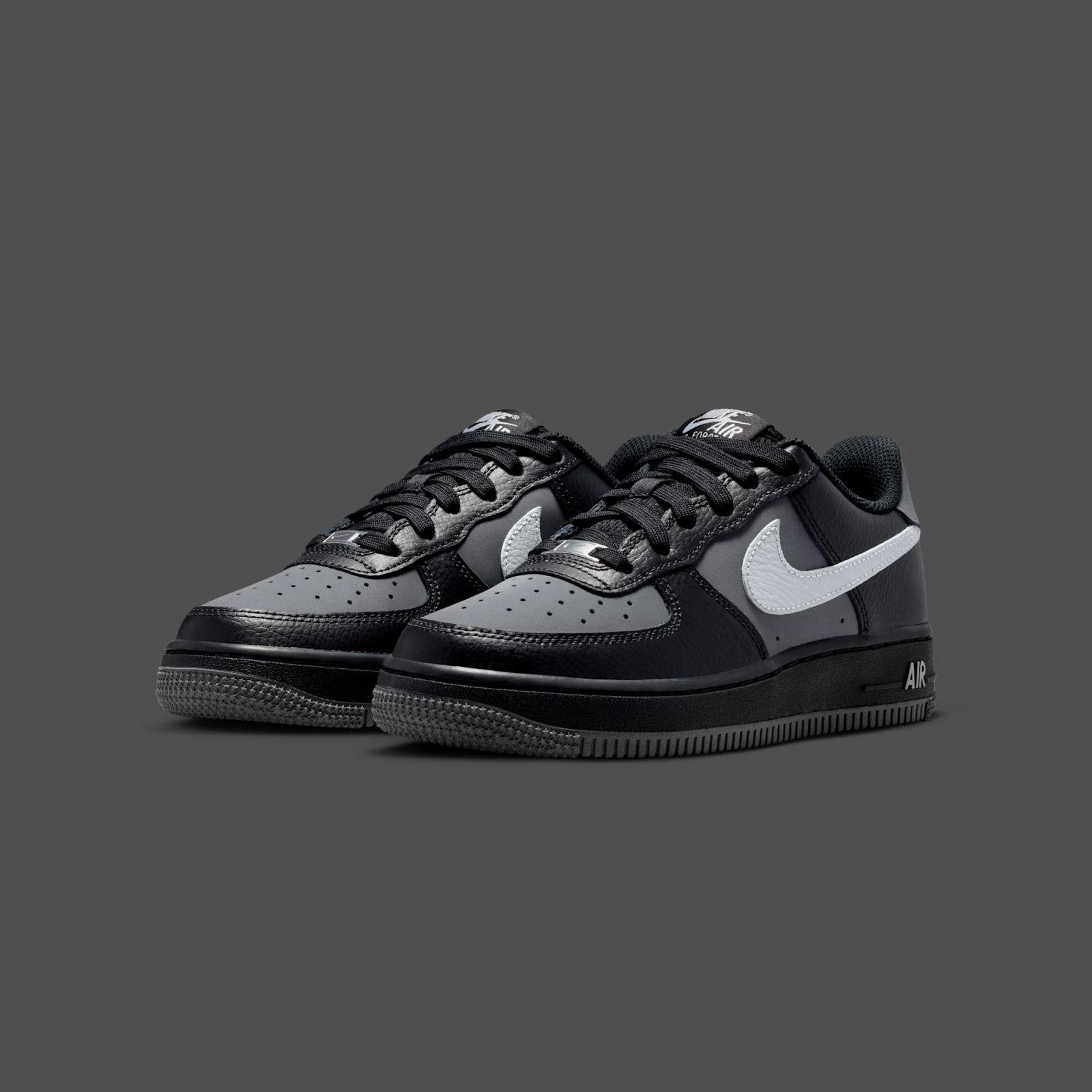 Nike Air Force 1 Low GS "Black & Iron Grey" drops April 1st, 2026
