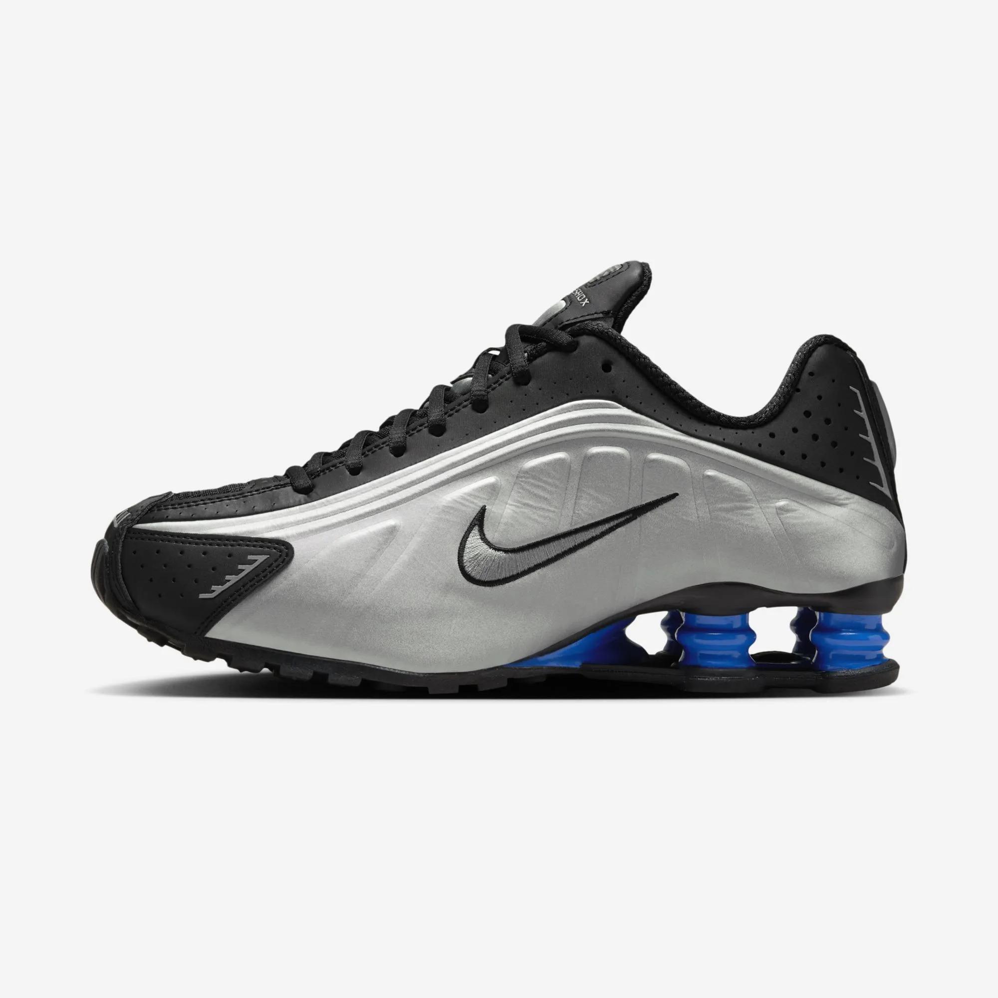 Nike Shox R4 “Black / Metallic / Blue”