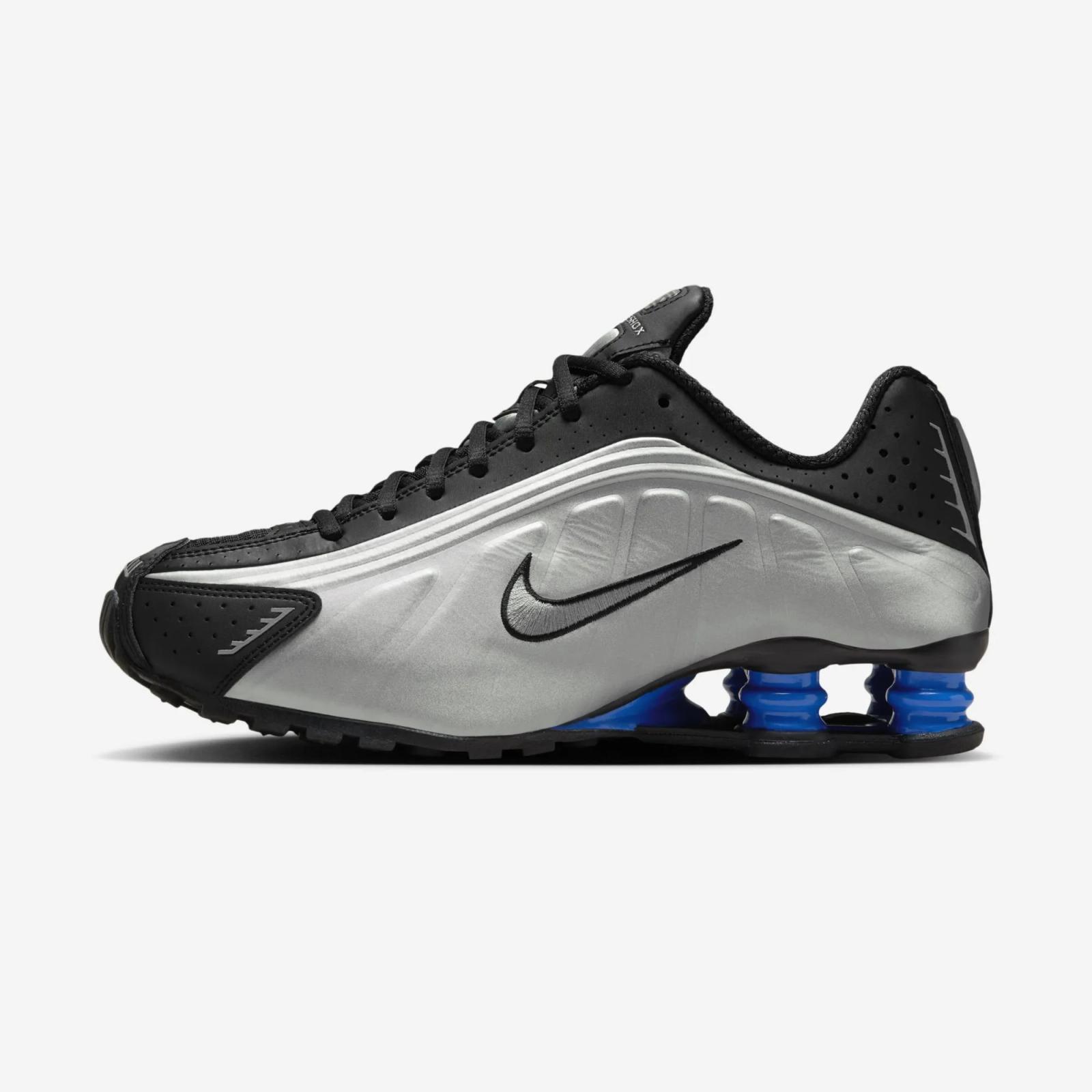 Nike Shox R4 “Black / Metallic / Blue”