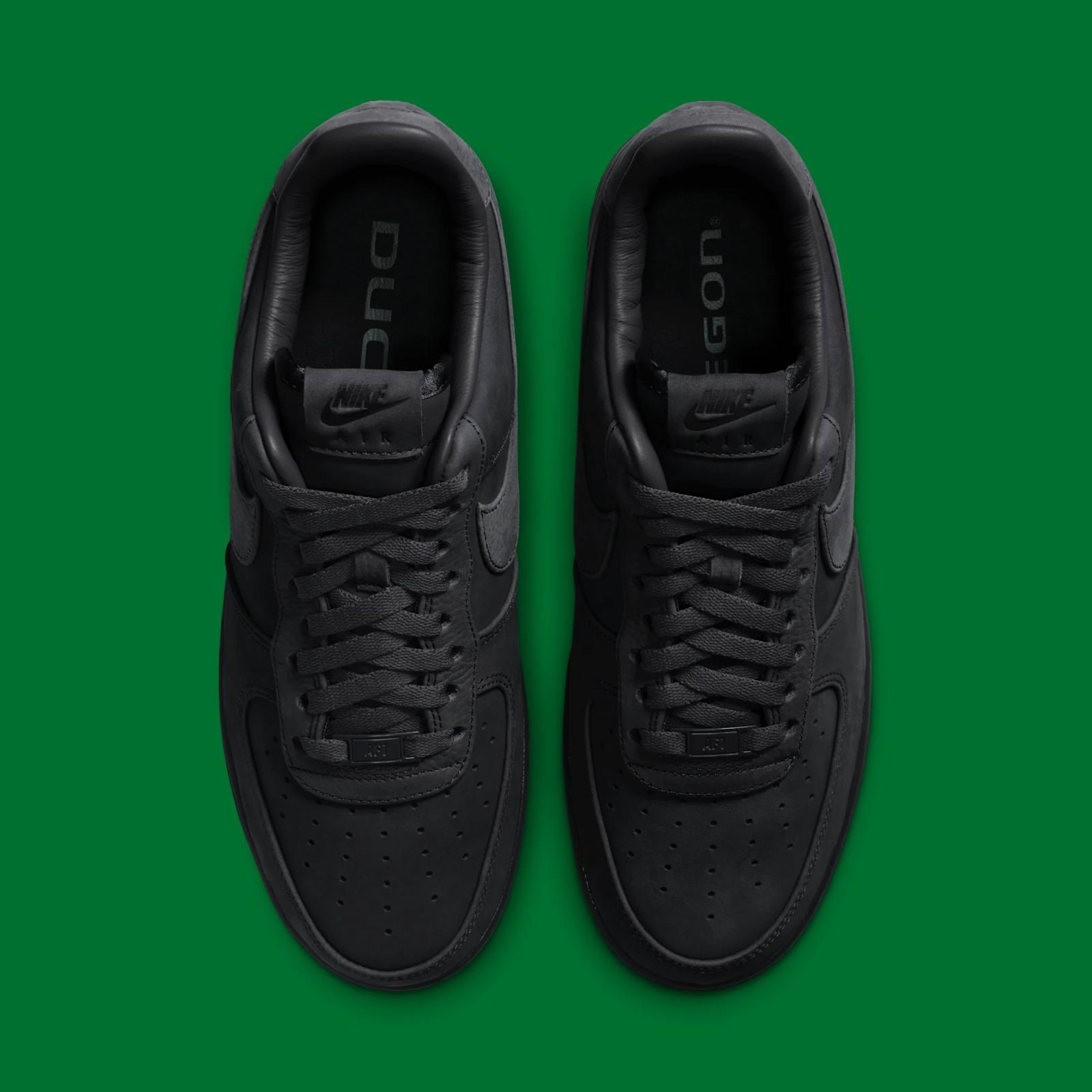 University of Oregon x Nike Air Force 1 Low "Black" drops October 26th, 2026