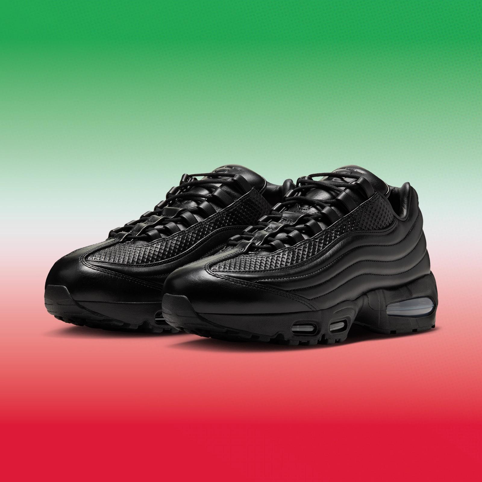 One Block Down x Nike Air Max 95 Big Bubble Lux "Black" drops in 2026