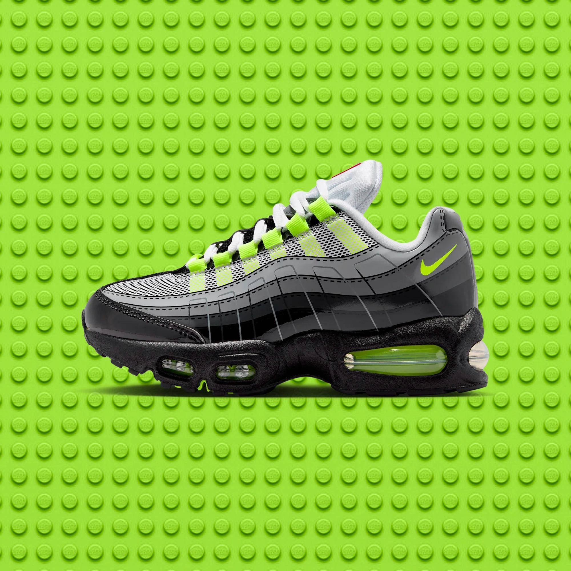 LEGO x Nike Air Max 95 GS “Black / Metallic Silver”