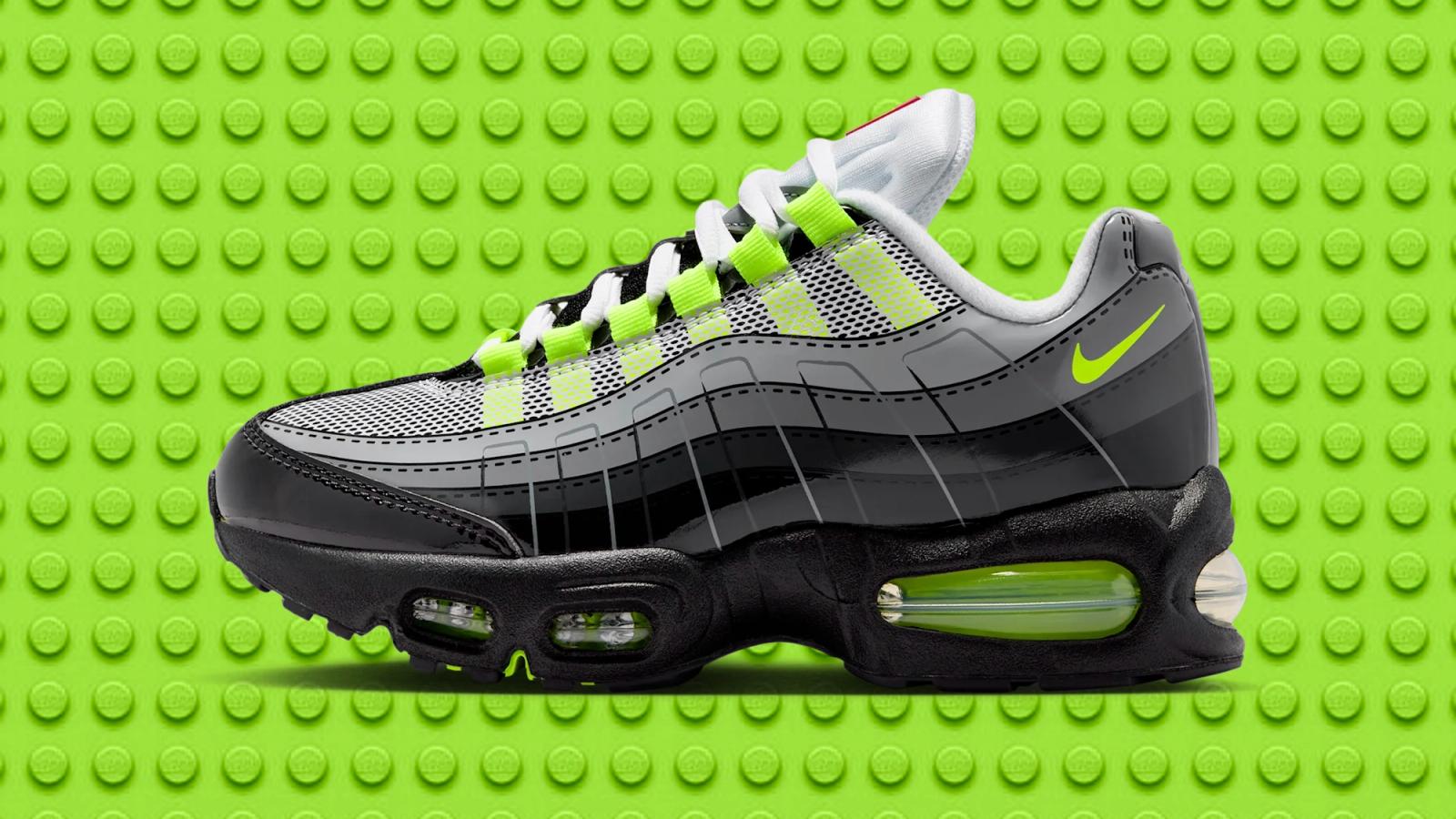 LEGO x Nike Air Max 95 GS “Black / Metallic Silver”