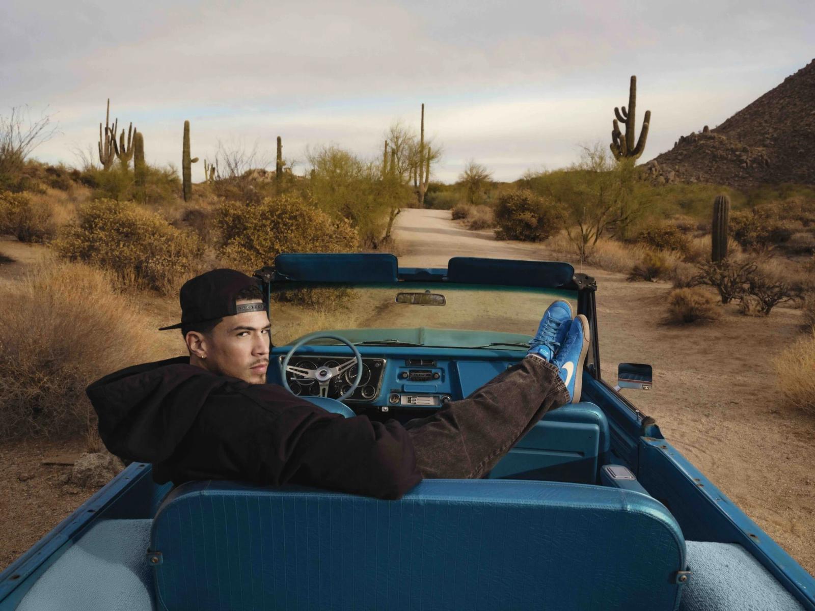 Chevrolet x Devin Booker x Nike Blazer Low QS “Surf Blue”