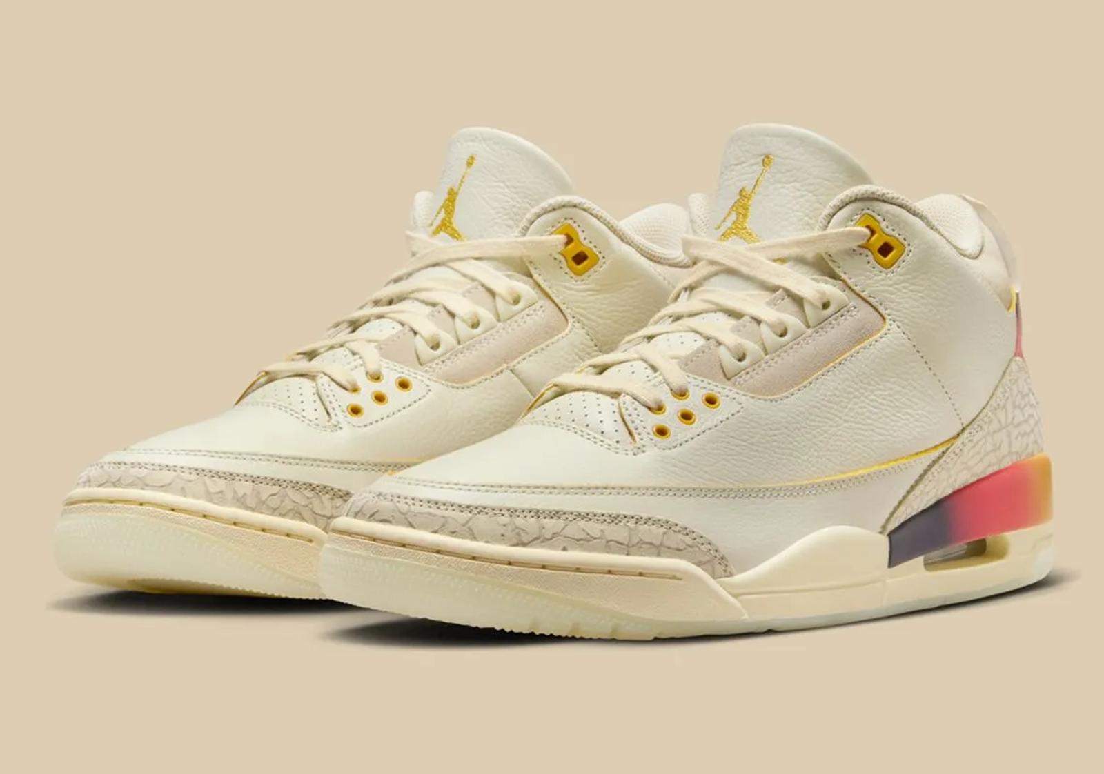 J Balvin x Air Jordan 3 Retro Medellin Sunset Release