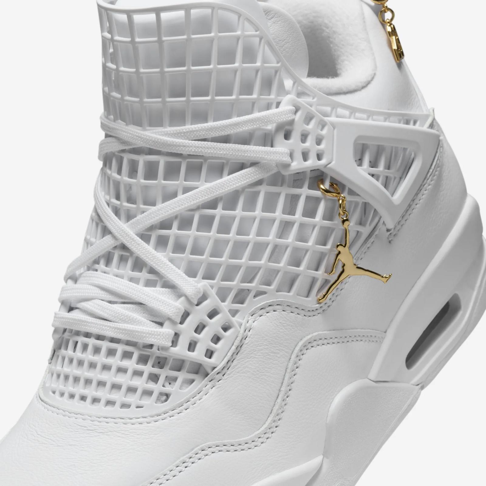 Air Jordan 4 Retro NET White Metallic Gold FN7251-107
