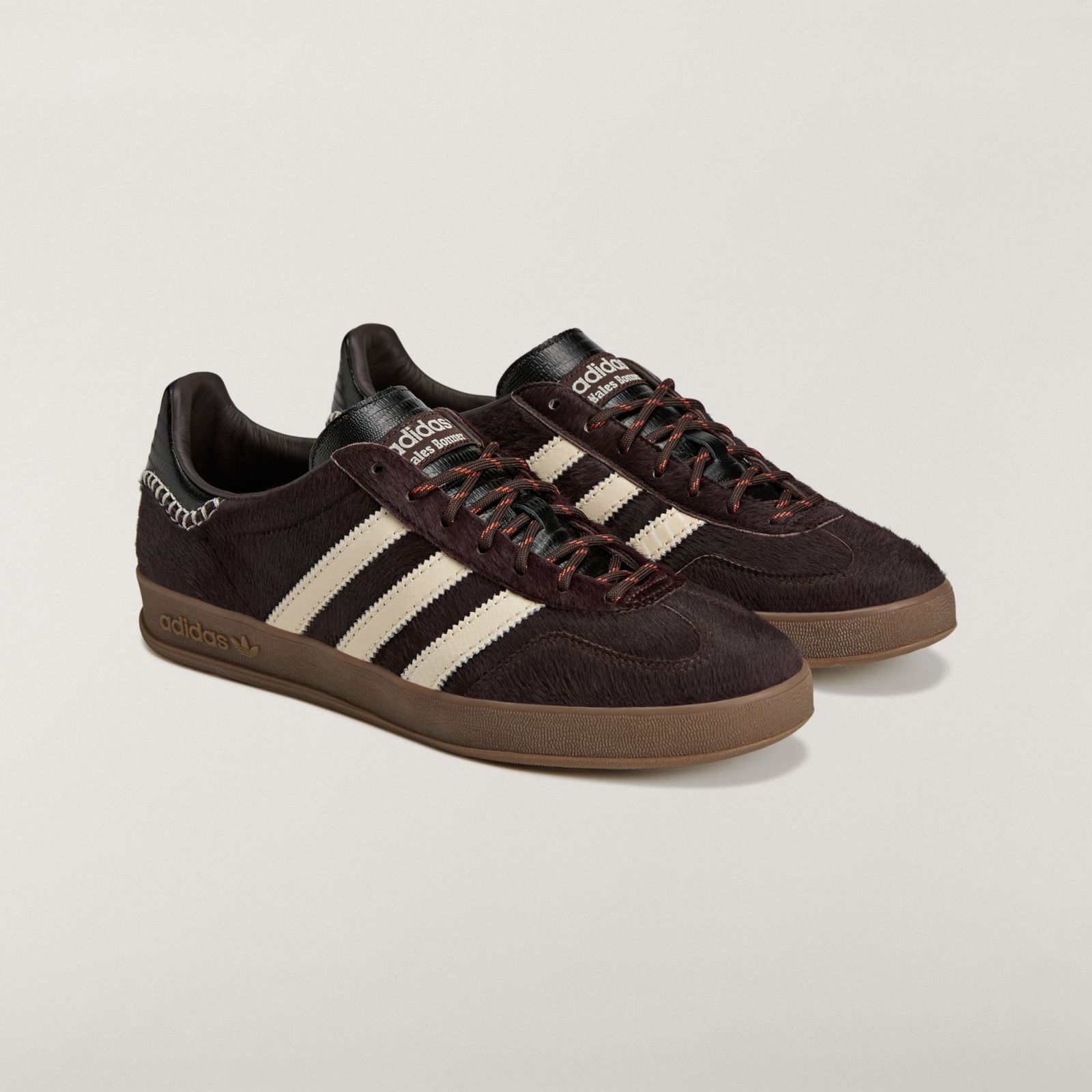 Wales Bonner x adidas Gazelle Indoor "Pony" drops April 17th, 2026