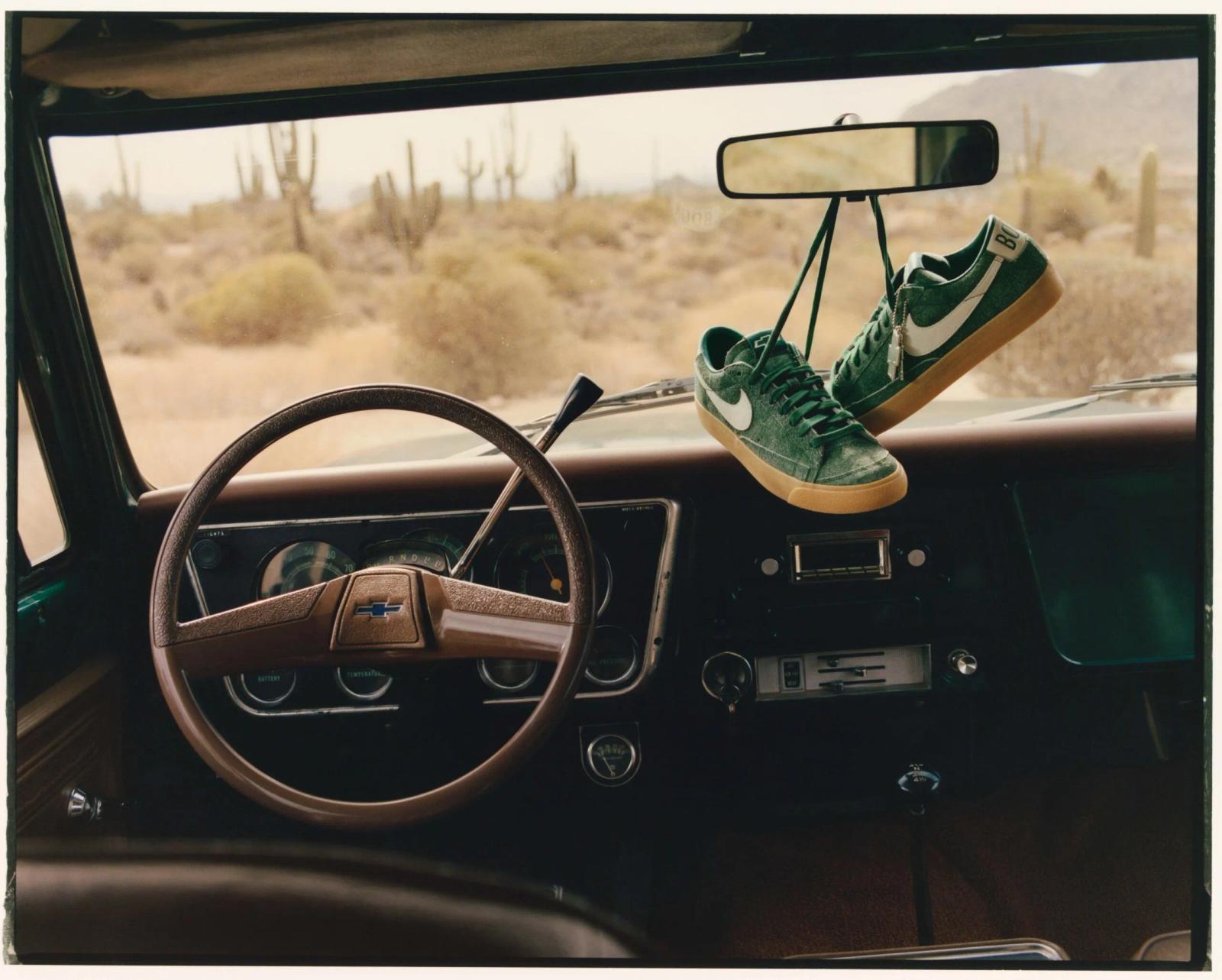 Chevrolet x Devin Booker x Nike Blazer Low QS āTeam Dark Greenā