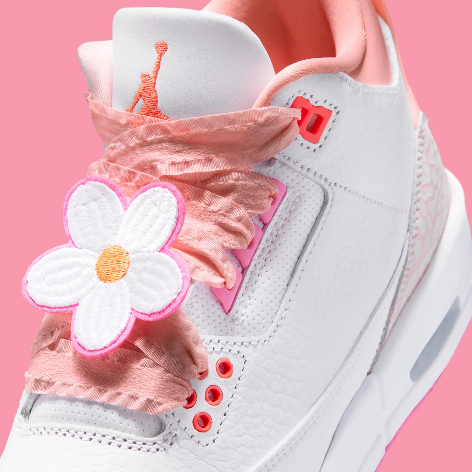 Air Jordan 3 Retro GS "Spring Flowers" drops April 1st, 2026