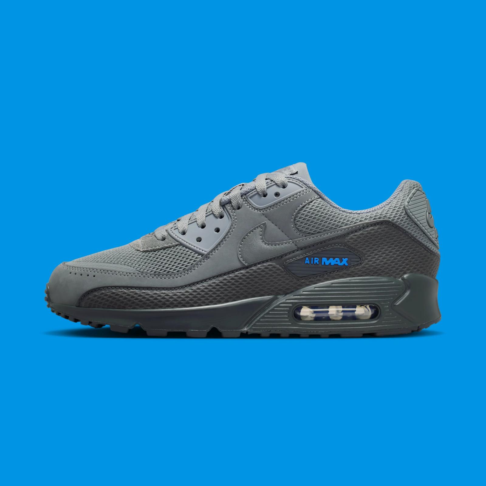 Nike Air Max 90 Premium "Smoke Grey & Blue Crystal" drops in 2026