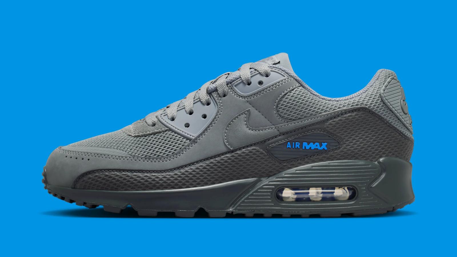 Nike Air Max 90 Premium "Smoke Grey & Blue Crystal" drops in 2026