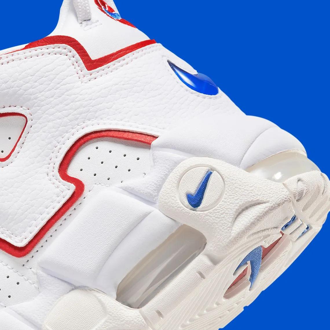 Nike Air More Uptempo 96 White Red Blue