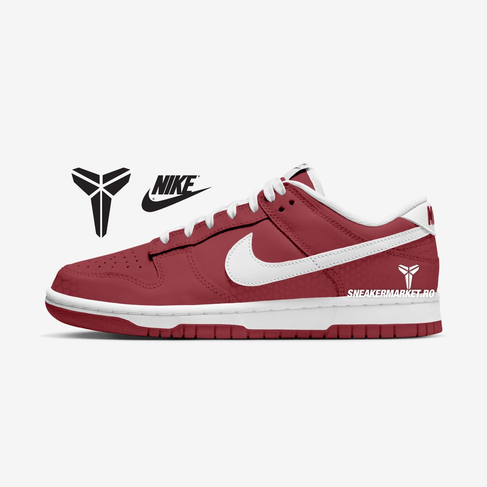 Kobe Bryant x Nike Dunk Low “Team Red / White”