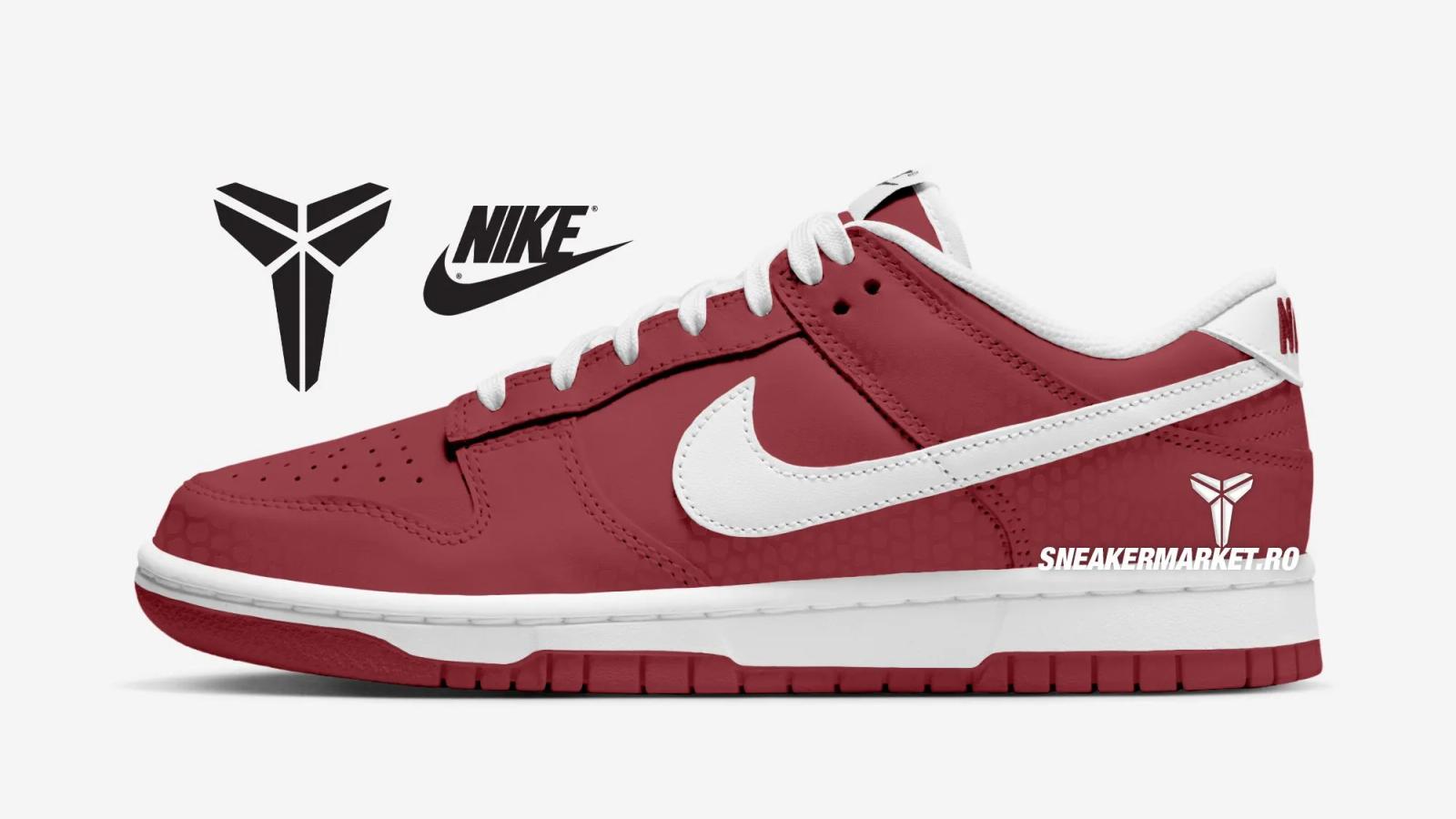 Kobe Bryant x Nike Dunk Low “Team Red / White”