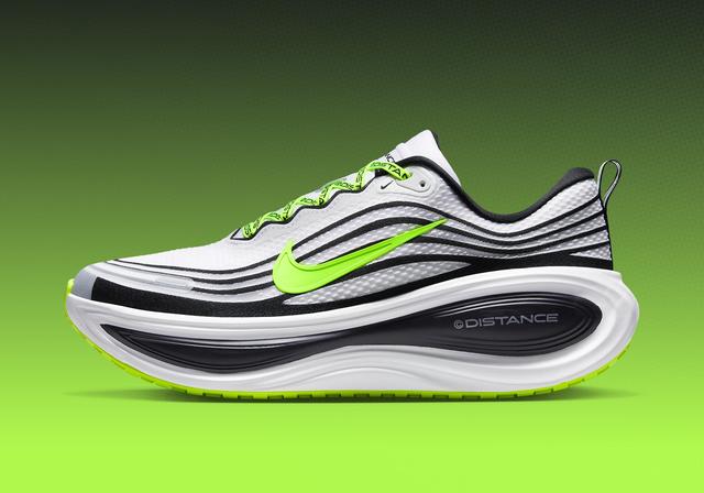 Distance x Nike Vomero Plus "White & Volt" White/Metallic Silver/Black/Volt