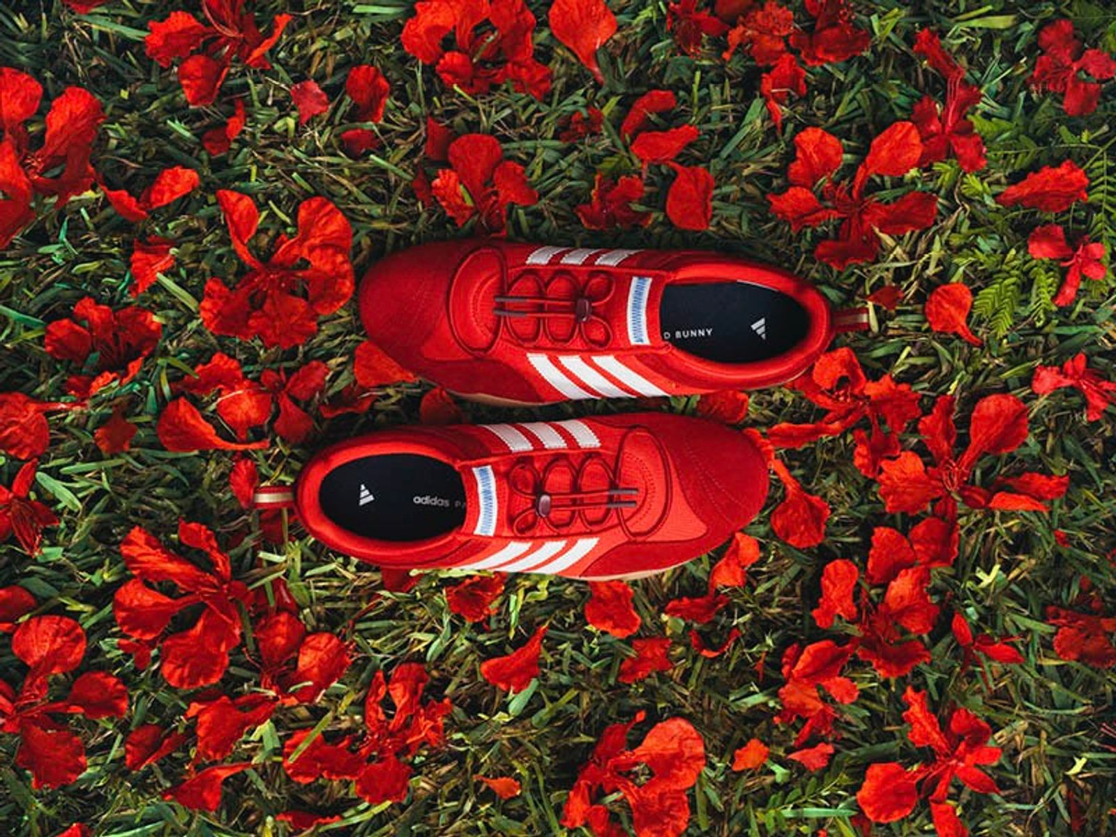 adidas Originals and Bad Bunny Return with the Ballerina in Vivid Red